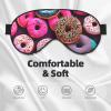 Donut print Unisex Sleeping Eye Mask,Soft Blocking Eye Mask Adjustable Strap Sleeping Face mask view 3