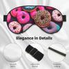 Donut print Unisex Sleeping Eye Mask,Soft Blocking Eye Mask Adjustable Strap Sleeping Face mask view 4