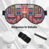 England Symbols print Unisex Sleeping Eye Mask,Soft Blocking Eye Mask Adjustable Strap Sleeping Face mask view 4