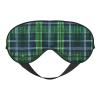 Blue Scottish Tartan print Unisex Sleeping Eye Mask,Soft Blocking Eye Mask Adjustable Strap Sleeping Face mask view 1