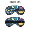 Abstract Science Chemistry print Unisex Sleeping Eye Mask,Soft Blocking Eye Mask Adjustable Strap Sleeping Face mask view 2