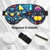 Abstract Science Chemistry print Unisex Sleeping Eye Mask,Soft Blocking Eye Mask Adjustable Strap Sleeping Face mask view 4