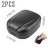 2 Pcs Hearing Aid Case, Waterproof Portable Storage Box, Hard Protective Box for Hearing Aid view 2