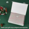 Bobobag 150 Sheets 20"X14" Christmas Tissue Paper for Gift Bags Party Decoration, Red, Green, White, Red Diagonal, Merry Christmas Wrapping Paper view 3