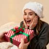 Bobobag 150 Sheets 20"X14" Christmas Tissue Paper for Gift Bags Party Decoration, Red, Green, White, Red Diagonal, Merry Christmas Wrapping Paper view 4