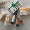 Authentic Cacio e Pepe Bundle with Roasted Corn Ravioli, Handmade Bucatini, DOP Pecorino Romano & Parmigiano Reggiano, DOP Extra Virgin Olive Oil  Italian Gourmet Meal view 3