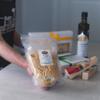 Authentic Cacio e Pepe Bundle with Roasted Corn Ravioli, Handmade Bucatini, DOP Pecorino Romano & Parmigiano Reggiano, DOP Extra Virgin Olive Oil  Italian Gourmet Meal view 4