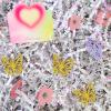 2.5 Lb Crinkle Cut Paper Shred Filler,With Butterfly and Flower Confetti and 12 Greeting Cards,For Gift Wrapping, Basket Filling,Christmas,Valentines Day,Wedding and Other Occasions view 1