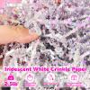 2.5 Lb Crinkle Cut Paper Shred Filler,With Butterfly and Flower Confetti and 12 Greeting Cards,For Gift Wrapping, Basket Filling,Christmas,Valentines Day,Wedding and Other Occasions view 2
