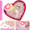 2.5 Lb Crinkle Cut Paper Shred Filler,With Butterfly and Flower Confetti and 12 Greeting Cards,For Gift Wrapping, Basket Filling,Christmas,Valentines Day,Wedding and Other Occasions view 3