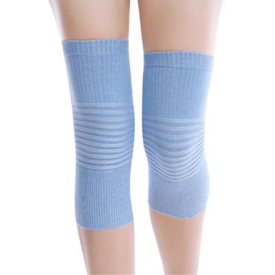 1 Pair Cotton Knee Compression Sleeves Knee Support for Joint Pain Arthritis Pain Relief, Elastic Knee Brace for Sports, Fits Men Women