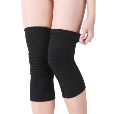 1 Pair Cotton Knee Compression Sleeves Knee Support for Joint Pain Arthritis Pain Relief, Elastic Knee Brace for Sports, Fits Men Women