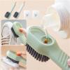 2 in 1 Multifunction Cleaning Brush, 2 in 1 Multifunction Cleaning Brush with Soap Dispenser, 2024 New Beyond Draw 2 in 1 Multifunction Cleaning Brush (White+Green) view 1