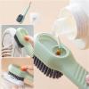 2 in 1 Multifunction Cleaning Brush, 2 in 1 Multifunction Cleaning Brush with Soap Dispenser, 2024 New Beyond Draw 2 in 1 Multifunction Cleaning Brush (Green) view 1