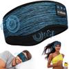 LC-dolida Boho Sleep Headphones Headband, Over Ear Bluetooth Headphones Wireless Womens Headbands, Wireless Earphones Sweat Resistant Band Music Sleeping Eye Mask Earbuds for Sports Unique Gifts view 1