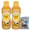 Southern Butter Pecan Liquid Coffee Creamer.- Pack of Two (2) 32 fl oz Bottles of Smooth & Creamy Delightful Coffee Creamer with Candy Freezer Freeze Dried Ice Cream Bites (Southern Butter Pecan) Shovel Candy view 1