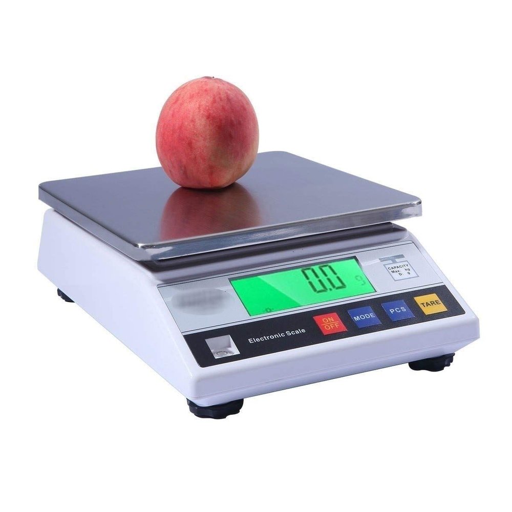 0.01g High Precision Electronic Scale, 10kg Waterproof Household Baking Kitchen Scale for Supermarket Weighing Platform Scale