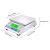 0.01g High Precision Electronic Scale, 10kg Waterproof Household Baking Kitchen Scale for Supermarket Weighing Platform Scale view 4