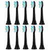 Replacement Toothbrush Heads ONLY Compatible with SARMOCARE Electric ToothbrushMetal Bearing,Black 10Pack view 1