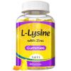 VAITE L Lysine Gummies 1000mg with Zinc - Supports Skin, Lip, Vegan, Gluten Free, 60 Chewable L-Lysine for Adults, Vitamins Tissue Health & Immune System, Amino Acid & Complex Supplements, Non-GMO view 1