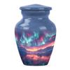 JAGSHASHI Northern Lights Cremation Urns - Urn for Ashes Small - Cremation Urn Human Ashes - Cremation Urns for Men - Urn for Human Ashes - Burial Urns for Ashes (3 INCH Pack of 1) view 1