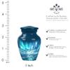 JAGSHASHI Northern Lights Cremation Urns - Small Ashes Container - Adult Cremation Urns - Urns for Human Ashes Adult Female Mom - Companion Urn - Cremation Urn for Ashes (3 INCH Pack of 4) view 2