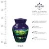 JAGSHASHI Northern Light Urns - Urn Small for Human Ashes - Cremation Urns for Burial - Urns for Human Ashes Adult Male Dad - Adult Cremation Urns - Urn for Human Ashes (3 INCH Pack of 1) view 2