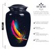 JAGSHASHI Feather Urn - Large Cremation Urns - Funeral Cremation Urns for Ashes - Cremation Urn - Urns for Cremation Ashes - Cremation Urns for Human Ashes Adult Female (10 INCH Pack of 1) view 2