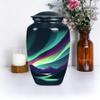 JAGSHASHI Northern Lights Urn for Ashes - Large Human Urn - Funeral Cremation Urns - Cremation Memorial - Adult Cremation Urns - Cremation Urns for Men (10 INCH Pack of 1) view 4
