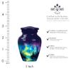 JAGSHASHI Northern Lights Cremation Urns - Urn Keepsake - Cremation Urns for Adult Ashes Women - Urns for Cremation Ashes - Companion Urn - Ashes Urn Adult (3 INCH Pack of 4) view 2
