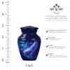 JAGSHASHI Feather Keepsake Urn - Memorial Keepsake - Cremation Urn Human Ashes - Burial Urns for Ashes - Cremation Companion Urns - Urns for Human Ashes (3 INCH Pack of 2) view 2