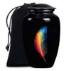 JAGSHASHI Feather Urn - Large Urn - Adult Urns for Human Ashes Men - Funeral Cremation Urns for Ashes - Urns for Human Ashes Adult Female - Cremains Containers (10 INCH Pack of 1) view 1