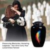 JAGSHASHI Feather Urn - Large Urn - Adult Urns for Human Ashes Men - Funeral Cremation Urns for Ashes - Urns for Human Ashes Adult Female - Cremains Containers (10 INCH Pack of 1) view 3