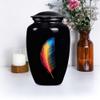 JAGSHASHI Feather Urn - Large Urn - Adult Urns for Human Ashes Men - Funeral Cremation Urns for Ashes - Urns for Human Ashes Adult Female - Cremains Containers (10 INCH Pack of 1) view 4