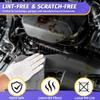 HOMERHYME Microfiber Cleaning Cloth,150 Pack Grey Cleaning Rags, Bulk All-Purpose Lint-Free Shop Towels Wipes, Commercial Micro Fiber Cleaning Towels Washcloth for Car Garage Housekeeping 11.5"*11.5" view 3