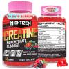 Creatine Monohydrate Gummies for Men & Women, Creatine for Women Chewables Creatine Monohydrate with Taurine & Vitamin B12, Pre-Workout Gummies for Max Strength, Energy & Endurance, Berry 60 Counts view 1