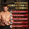 Creatine Monohydrate Gummies for Men & Women, Creatine for Women Chewables Creatine Monohydrate with Taurine & Vitamin B12, Pre-Workout Gummies for Max Strength, Energy & Endurance, Berry 60 Counts view 3