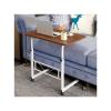 GaRcan Overbed Table Wheels The Sofa Overbed Table Adjustable Height Table Laptop Rolling Cart Table Portable Side Table for Computer Stand Desk view 1