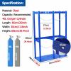 Floor Mount/ Wall Mounted Gas Cylinder Holder Stand, Heavy-Duty Fixed Oxygen Tank Holder/ Cylinder Tank Rack, Portable Cylinder Bracket Carrier for Workshop Motorhome(# 27cm/10.6in-66x30x100cm/26x11.8 view 3