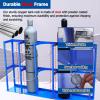 Floor Mount/ Wall Mounted Gas Cylinder Holder Stand, Heavy-Duty Fixed Oxygen Tank Holder/ Cylinder Tank Rack, Portable Cylinder Bracket Carrier for Workshop Motorhome(# 27cm/10.6in-66x30x100cm/26x11.8 view 4