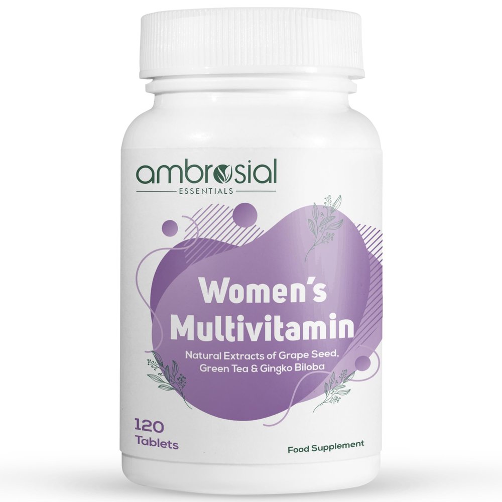 AMBROSIAL Women's Multivitamin Tablets for Womens (Pack of 1-120 Tablets)