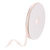 DMiotech 1/4 inch 50 Yards Satin Ribbon Thin Double Face Fabric Grosgrain Ribbon for Gift Wrapping Floral Hair Flower Bouquet, Apricot view 1