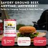 Werling Meats Canned Hamburger 14.5 Oz Fully Cooked Ground Beef, Heat & Eat | Premium Quality | 5-Year Shelf Life | Pantry Staple for Everyday Meals, Emergency, Survival & Camping | Made in USA | Pack of 6 view 2