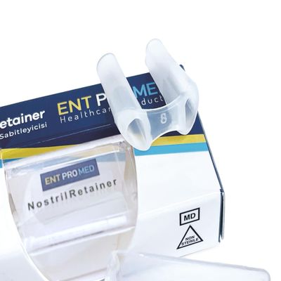 ENTPROMED Nostril Retainer, Silicone Tubes for Post Nasal Surgery, After Rhinoplasty