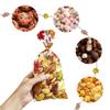 Thanksgiving Fall Cellophane Treat Bags, Thanksgiving Autumn Maple Leaves Pumpkin Candy Goodies Bags with Ties for Party Favor Supplies, 50 PCS, Plastic view 3