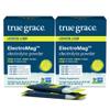 True Grace ElectroMag - 16 Stick Packs (Pack of 2) - Lemon Lime - Electrolyte Powder for Rapid Hydration - Sodium, Potassium, Magnesium & Cordyceps - Zero Sugar & Carbs - Non-GMO - 32 Total Servings view 1