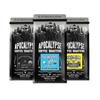 Apocalypse Coffee Roasters - Dark Roast Bundle - Anti-Matter, The Antidote & The Bomb - Organic Whole Bean Coffee - Medium-Dark Roast - Small Batch - Family Owned - 3 Bags - 12oz Each view 1
