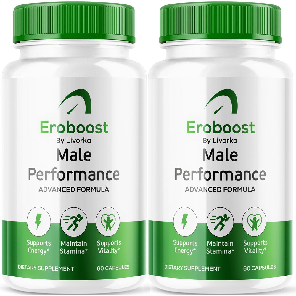 (2 Pack) Eroboost Supplement for Men - Official Ero Boost Pills, EroBoost Supplement Male, EroBoost Male, Advanced Formula, EroBoost Supplement Ero Boost 120 Capsules for 2 Month