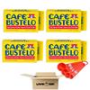 4 pack of Caf Bustelo Dark Roast Ground Coffee, 10 oz each, Authentic Espresso Flavor plus (1) Lavid Box Coffee Powder Spoon view 1