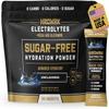 HRDWRK Electrolytes Powder Packets with Magnesium, Potassium Sodium, Keto Hydration Packets - BCAA Electrolyte Powder Packets with Glutamine, 30 Electrolytes Powder Packets Sugar Free (Unflavored) view 1